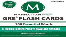 [PDF] 500 Essential Words: GRE Vocabulary Flash Cards (Manhattan Prep GRE Strategy Guides) Full