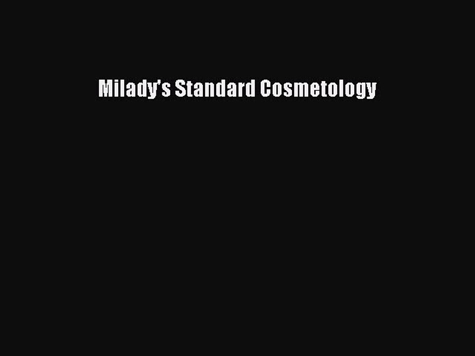 [PDF] Milady's Standard Cosmetology Full Online