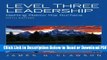[Get] Level Three Leadership: Getting Below the Surface (5th Edition) Popular Online