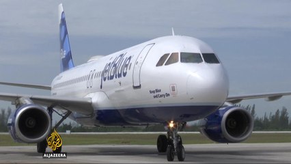 First US commercial flight in decades lands in Cuba