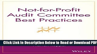 [Get] Not-for-Profit Audit Committee Best Practices Free New