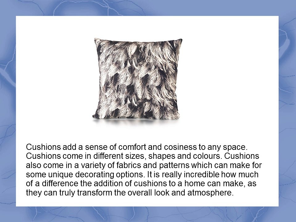 Cushions - The Bowery