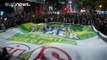 Brazil riot police use tear gas as post impeachment protests turn violent