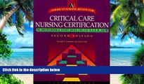 Big Deals  American Nursing Review for Critical Care Nursing Certification  Best Seller Books Most