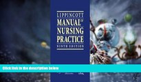 Big Deals  Lippincott Manual of Nursing Practice 9th (nineth) edition  Best Seller Books Most Wanted