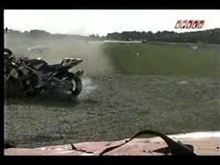 Accident moto GP extrem crash