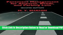 [Get] Pavement Management for Airports, Roads, and Parking Lots Free New