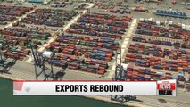 Korea's exports rise for first time in 20 months