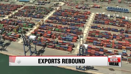 Korea's exports rise for first time in 20 months
