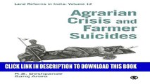 [Read PDF] Agrarian Crisis and Farmer Suicides (Land Reforms in India series) Ebook Free