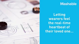 Feel your loved one's heartbeat in real-time with a sophisticated ring