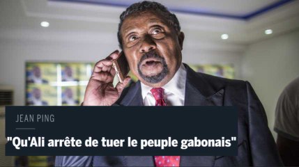 Jean Ping : "Qu'Ali cesse de tuer le peuple gabonais"