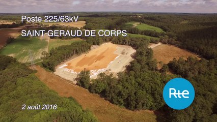 RTE-France Saint-Géraud-de-Corps (prémontage M2)