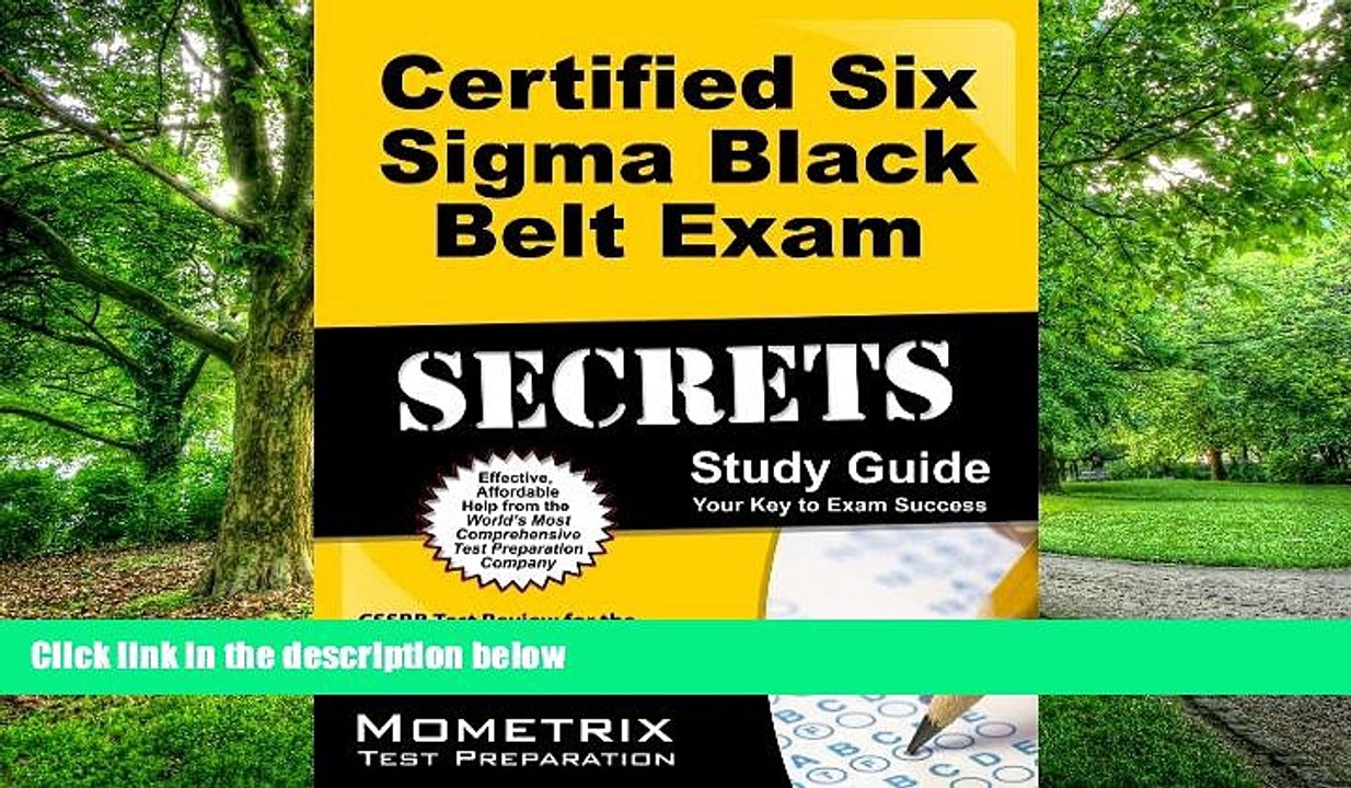 Big Deals  Certified Six Sigma Black Belt Exam Secrets Study Guide: CSSBB Test Review for the Six