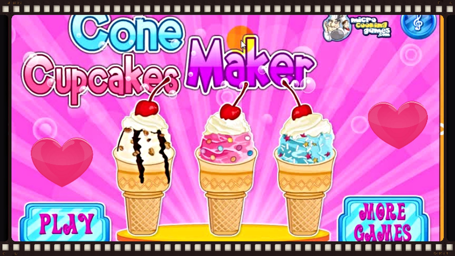 ⁣Cone Cupcakes Maker ♥Became an expert baking cone cupcakes ♥ funny cooking game