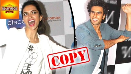 Ranveer Singh COPY Girlfriend Deepika Padukone's Tricks | Bollywood Asia