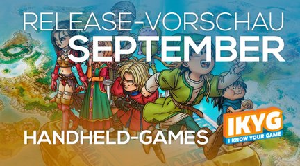 Games-Release-Vorschau - September 2016 - Handheld // powered by Konsolenschnäppchen.de