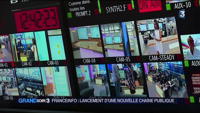 Franceinfo, lancement d'une nouvelle chaîne publique sur le canal 27.