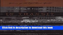 Read In Transit: Transport Workers Union In Nyc 1933-66 (Labor In Crisis)  Ebook Free