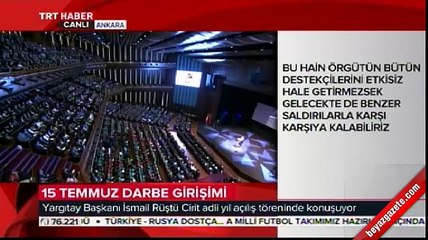 Yargıtay Başkanı Cirit: Fetö'cüler adil yargılanacak