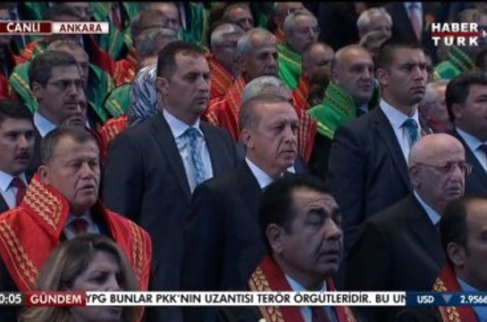 Beştepe'de Düzenlenen Adli Yıl Açılış Töreni Başladı