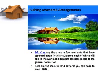 Real Estate Trends Video By Eric Cruz