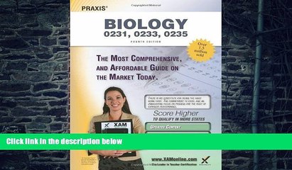 Big Deals  Praxis Biology 0231, 0233, 0235 Teacher Certification Study Guide Test Prep  Free Full