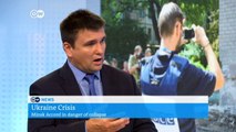 Klimkin talks with DW about violence in Ukraine | DW News