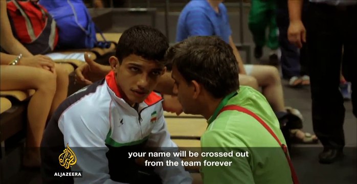Un jeune lutteur iranien est forcé de simuler une blessure pour ne pas affronter Israël !