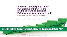 [Read] Ten Steps to Maturity in Knowledge Management: Lessons in Economy Ebook Free