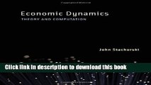 Read Economic Dynamics: Theory and Computation (MIT Press)  Ebook Online