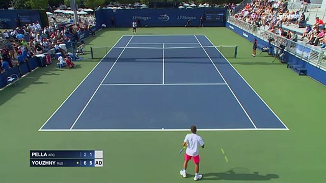 ABD Açık: Guido Pella - Mikhail Youzhny (Özet)