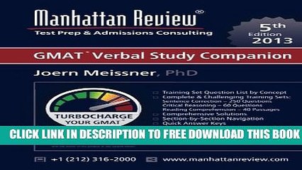 [PDF] Manhattan Review GMAT Verbal Study Companion [5th Edition] Full Online