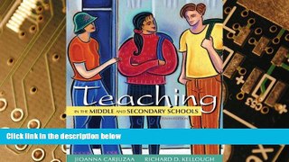 Big Deals  Teaching in the Middle and Secondary Schools (10th Edition)  Free Full Read Most Wanted