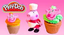 Play Doh Surprise Eggs Ice Cream - Kinder surprise peppa pig and cars toys - Creative video for kids