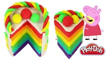Play Doh Stop Motion Licorice Cream Cake Peppa Pig español  Toys Fun video for kids