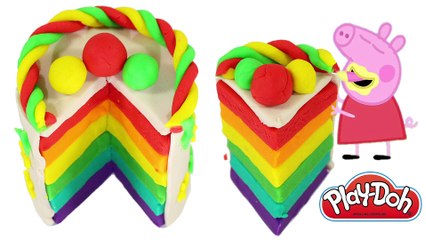 Play Doh Stop Motion Licorice Cream Cake Peppa Pig español  Toys Fun video for kids