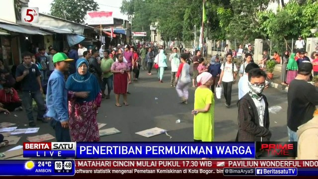 Ricuh Penertiban Rawajati, 3 Satpol PP Terluka
