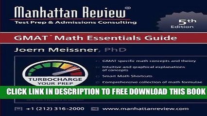 [PDF] Manhattan Review GMAT Math Essentials Guide [5th Edition]: Turbocharge your Prep Popular