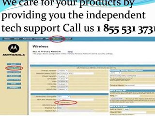 Motorola Modem Technical Support 1888-531-3731