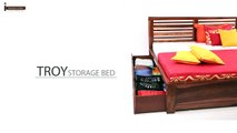 Explore the collection of wooden beds, including Double, Single, King Size & Queen Size Beds.