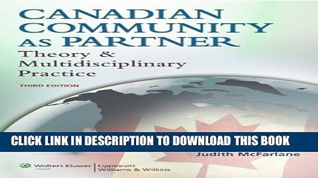 [PDF] Canadian Community As Partner: Theory Multidisciplinary Practice Popular Online