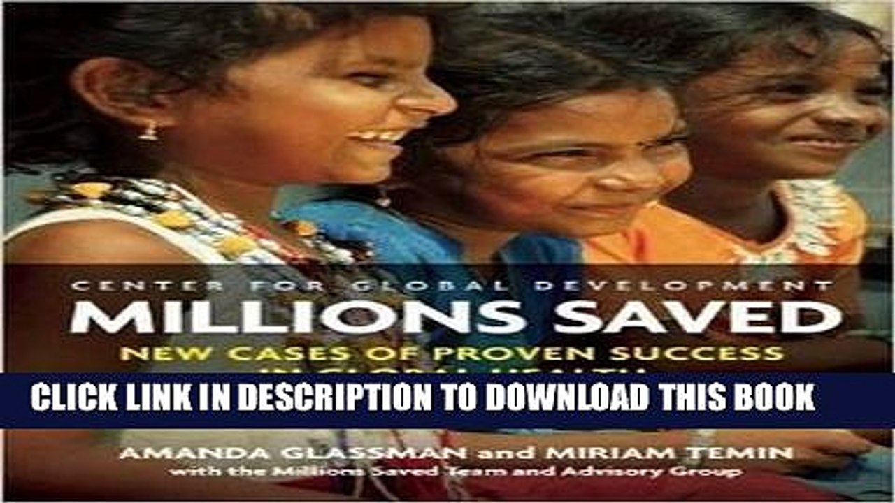 [PDF] Millions Saved: New Cases of Proven Success in Global Health Popular Colection