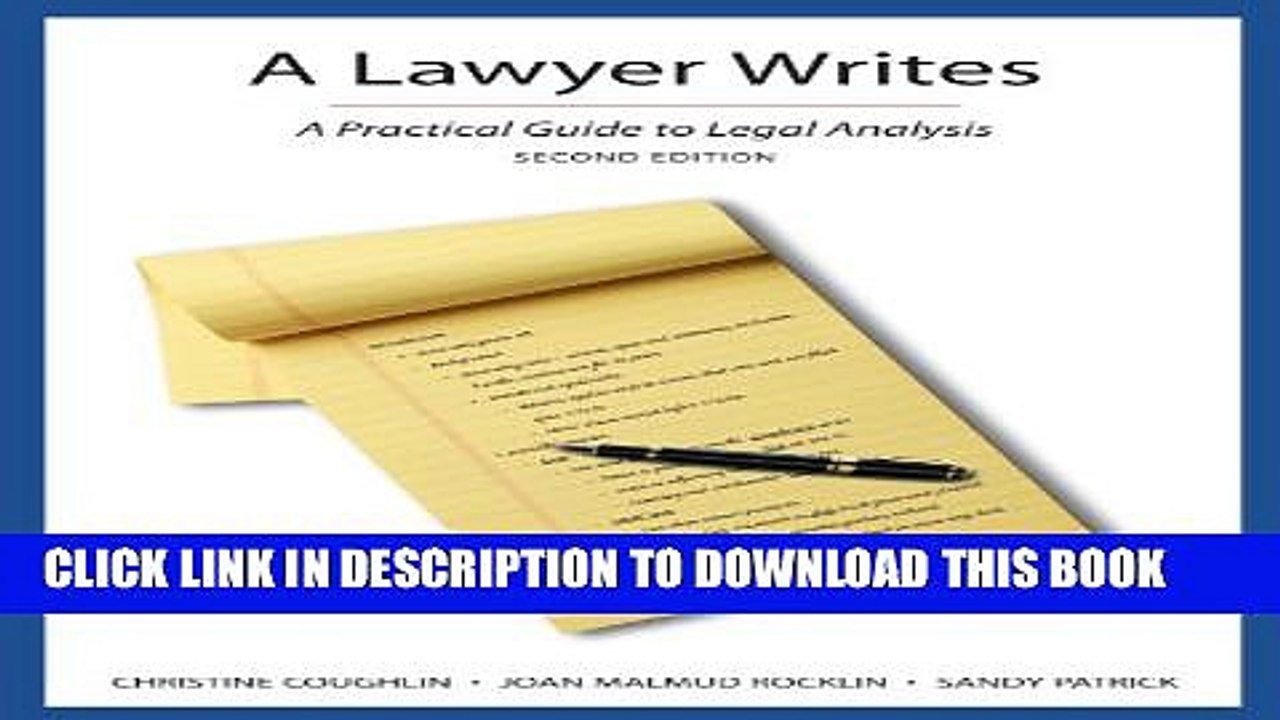 [PDF] A Lawyer Writes: A Practical Guide to Legal Analysis, Second Edition Popular Online
