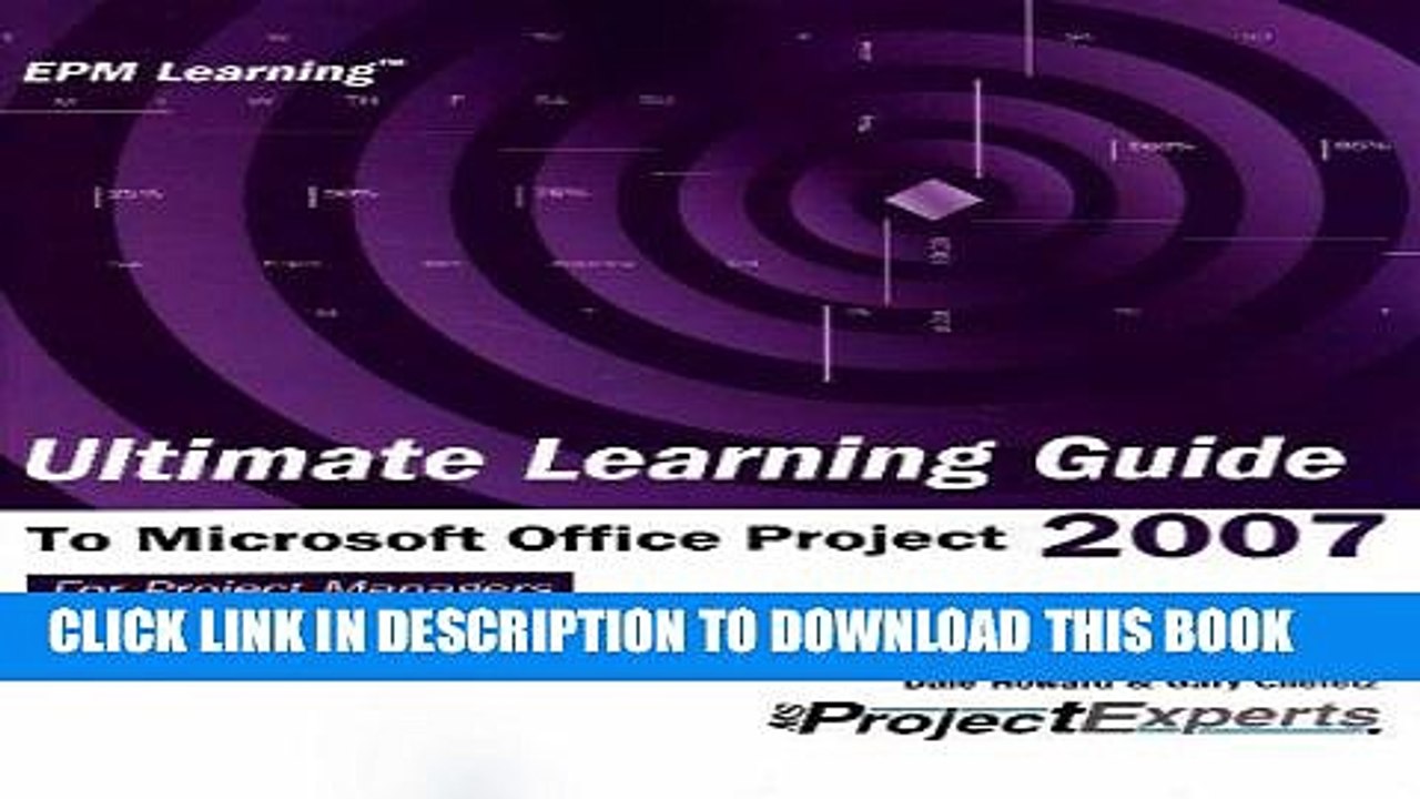[PDF] Ultimate Learning Guide to Microsoft Office Project 2007 (Epm Learning) [Full Ebook]