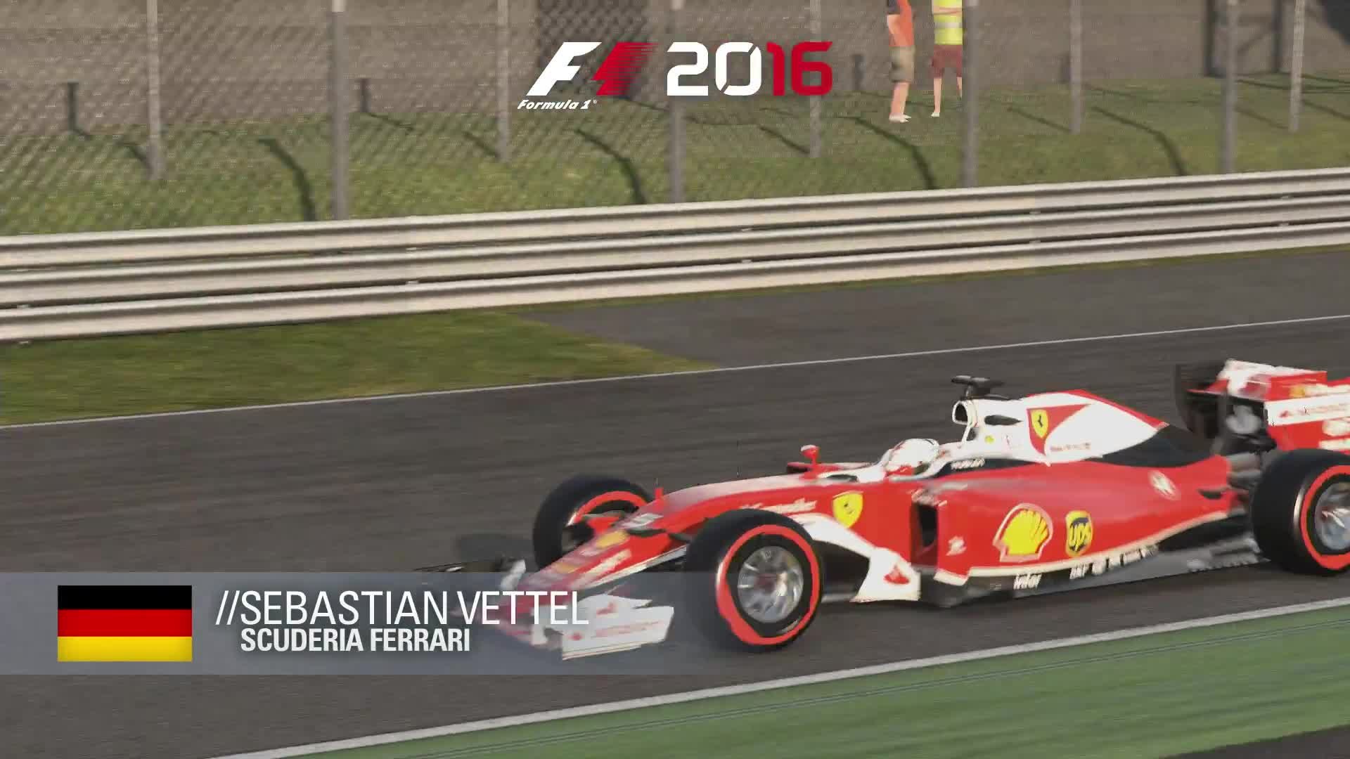 F1 2016 - Monza Hot Lap with Sebastian Vettel (Scuderia Ferrari) - video  Dailymotion, image size:1920x1080