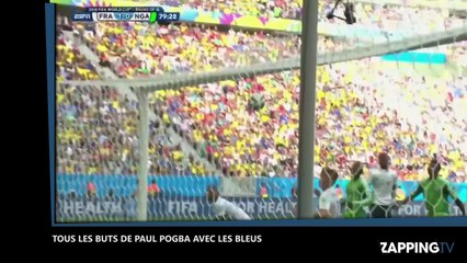 Paul Pogba : Tous ses buts avec l'équipe de France (Vidéo)