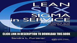 [PDF] Lean Six Sigma in Service: Applications and Case Studies Full Online