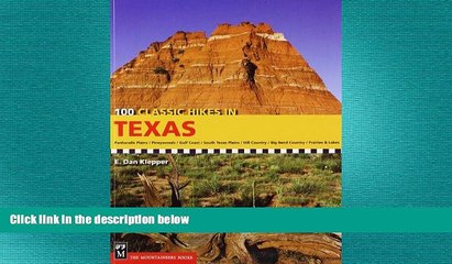 READ book  100 Classic Hikes in Texas  FREE BOOOK ONLINE