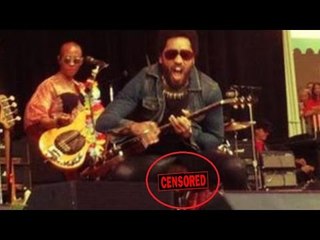 Lenny Kravitz Accidentally Flashes PENIS During Concert After Splitting His Leather Pants